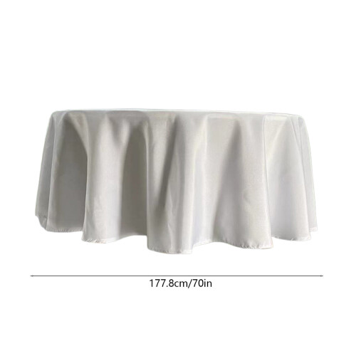 Rund dug 70 tommer polyester krølfri 2