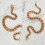 Serpents en résine brun clair (2 pièces) 3