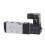 4V110-06 Pneumatisk magnetventil 5-vejs 2-position 1/8" 6