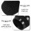 Grille de microphone de rechange en métal noir (1 pièce) 3