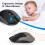 Mouse wireless silenzioso USB-C con 6 pulsanti e 3 DPI. 3