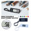 Mini relógio digital de chaveiro com visor LCD (1 unidade) 3