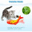 Brinquedo para Gatos em Formato de Peixe Flexível com Silvervine e Catnip (Pacote com 2) 4