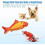 Brinquedo para Gatos em Formato de Peixe Flexível com Silvervine e Catnip (Pacote com 2) 5