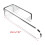 Acrylic bathroom towel rack waterproof 1-tier 5