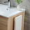 Acrylic bathroom towel rack waterproof 1-tier 3
