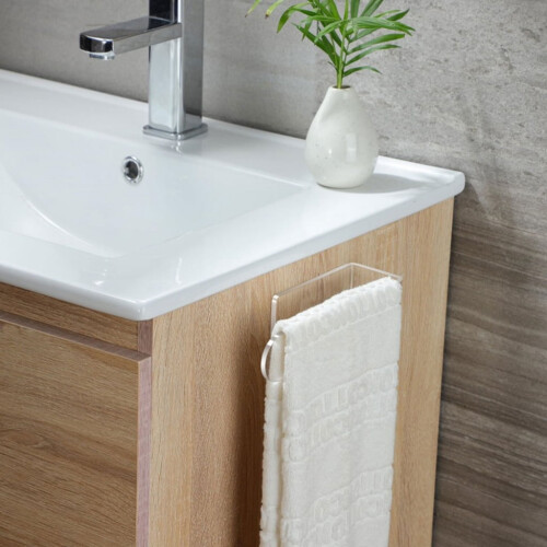 Acrylic bathroom towel rack waterproof 1-tier 2
