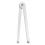 Clé à meuleuse d'angle réglable en acier argenté (1 pièce) 4
