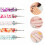 MFJESEAA double-head nail drill pen set 5 pcs 2