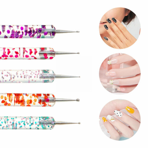 MFJESEAA double-head nail drill pen set 5 pcs 1