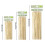 Espetos descartáveis de bambu 20cm 25cm 30cm 2