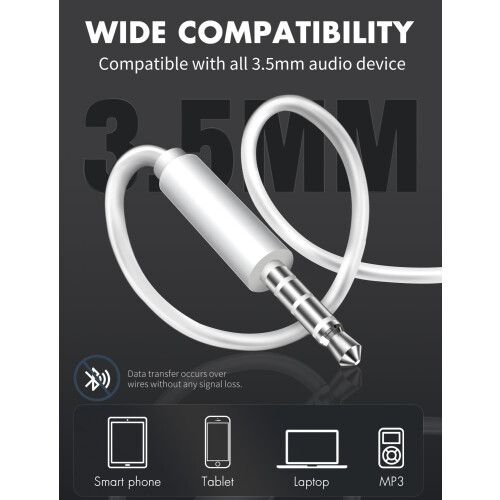Kablede øretelefoner med mikrofon til iPhone Android PC2Pack 2