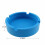Cendrier rond en silicone écologique bleu (1 pièce) 4