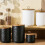 Ceramic Airtight Storage Canister Matte Black 1300ml 6