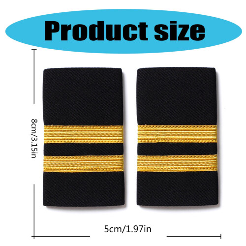 Aviation Uniform Shoulder Badge Epaulet 2 Lots 2