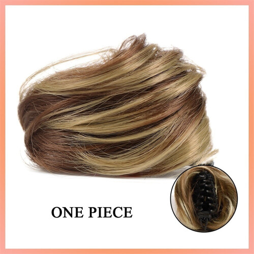 Space Buns Haarteile Synthetischer Donut-Chignon 1 Stück 1