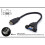 USB 3.2 Frontpanelkabel 20-stifts typ E till USB 3.1 typ A 6