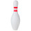 Kinderspaarpot, witte plastic bowlingfles, 1 stuk 3
