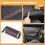 Zwarte autodeurbekleding van PU voor interieur (1 stuk) 3