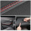 Zwarte autodeurbekleding van PU voor interieur (1 stuk) 4