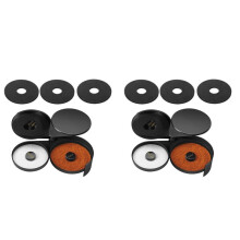 2X Zout Rimmer Set, Zout Rimmer met 3 Sponzen, 3-Laags Glazen Rimmer, Zout Rimmer Schotel voor Cocktails, Barzout en Suiker