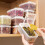 Luchtdichte voedselcontainer met twee compartimenten, wit 8