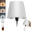 Lampe bouteille blanche pour bars et restaurants (1 unité) 1