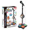 Microfone infantil de karaokê com suporte, Bluetooth, entrada auxiliar e função eco. 5