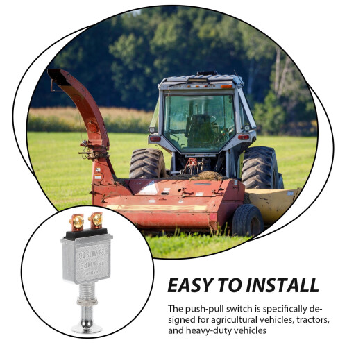 Traktor Drag-Tryck-Brytare Zinklegering Kraftig 1 Styck 2