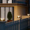Solar Post Cap Light Aluminum Waterproof Warm Cold LED 4
