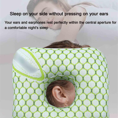 Öronpiercingkudde O-formad för sidosovare 1-pack 2