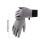 Wasserabweisende Touchscreen-Winterhandschuhe, Grau, Größe XL 3