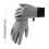 Wasserabweisende Touchscreen-Winterhandschuhe, Grau, Größe XL 5