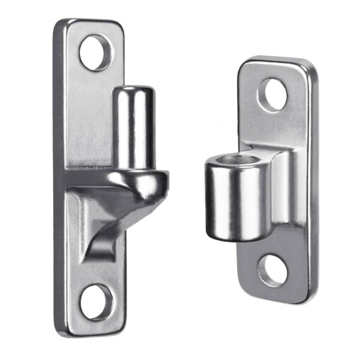 Stahl-Torbänder, robust, Wandmontage, 2er-Pack 1