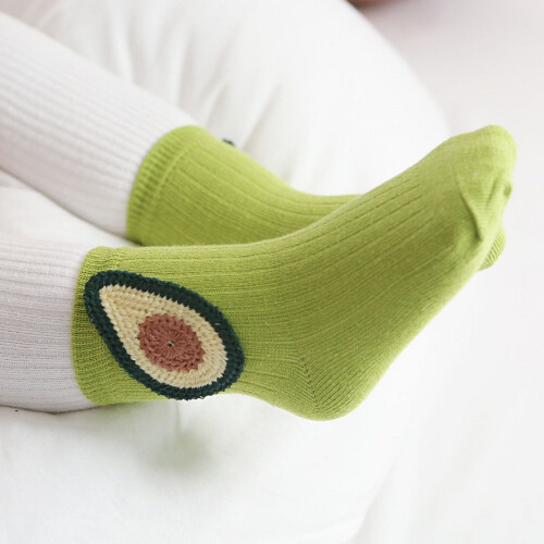 Ankelsokker med bomuldsfrugt, unisex, 5 par 1