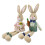 Osterhasen-Plüschfigur aus weichem Stoff, 1 Stück 3