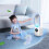 Refroidisseur d'air évaporatif portable à 6 vitesses rechargeable 4