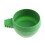 Bird Plastics feeding bowl with handle for parrot cages 1