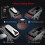 Car FM Transmitter with Wireless Earpiece and 2 USB 3