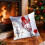 Capa de Almofada Boneco de Neve Branca 45x45cm 4