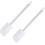 Flacher Winkelspatel aus Gummi, lebensmittelecht, 2er-Pack 1