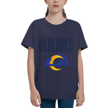 Rams ungdoms kortärmad rundhalsad t-shirt för sportfans