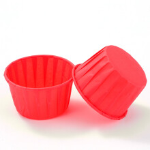Caissettes à cupcakes dorées et argentées à bord roulé, jetables pour la cuisson