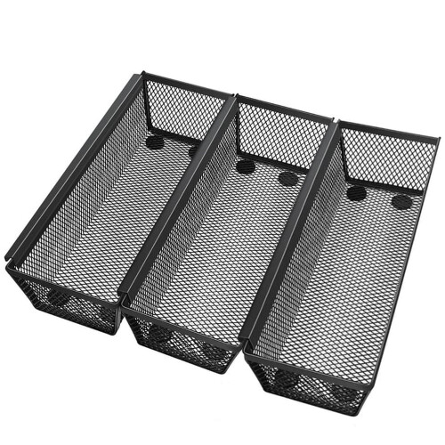 Silverware Drawer Organizer Mesh Interlocking 3-Pack