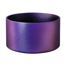 Set de table Poaug en silicone à dégradé de brillance, base violette de 7,2 cm (2,83 po).
