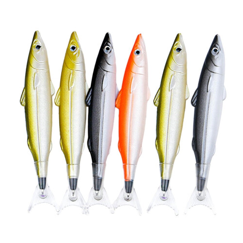 Fischförmige Kugelschreiber, 0,5 mm, 6er-Packung 1