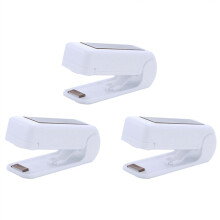 Mini machine Ă sceller les sacs en plastique, blanche, lot de 3