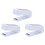 Mini machine à sceller les sacs en plastique, blanche, lot de 3 1
