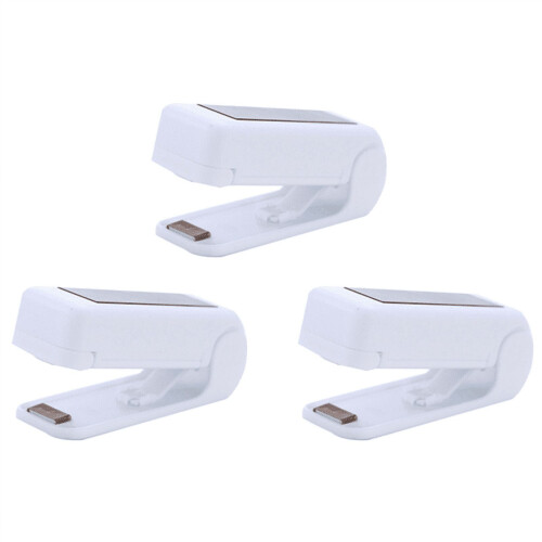Mini machine à sceller les sacs en plastique, blanche, lot de 3