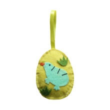 Pendentif œuf de Pâques lapin (1 pièce)